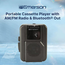 Load image into Gallery viewer, Emerson EPC-1001 Portable Cassette Player & Recorder - Black