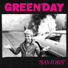 Load image into Gallery viewer, Green Day - Saviors (Half Black/ Half Hot Pink)