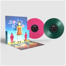 Load image into Gallery viewer, Jung Jaeil - Squid Game (Soundtrack From The Netflix Series) (2LP Green & Pink vinyl, Numbered)