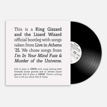 Load image into Gallery viewer, King Gizzard And The Lizard Wizard - Songs from I'm In Your Mind Fuzz & Murder of the Universe - Live in Athens '25