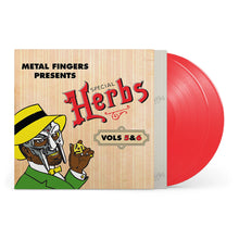 Load image into Gallery viewer, MF DOOM - Metal Fingers Presents: Special Herbs Vol. 5 & 6 (2LP Apple Red vinyl)