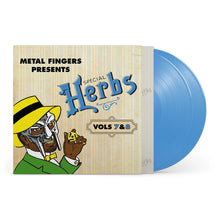 Load image into Gallery viewer, MF DOOM - Metal Fingers Presents: Special Herbs Vol. 7 & 8 (2LP Sky Blue vinyl)