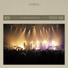 Load image into Gallery viewer, MONO - Forever Home: Live in Tokyo with Orchestra PITREZA (Indie Exclusive, 3LP Metallic Gold vinyl)