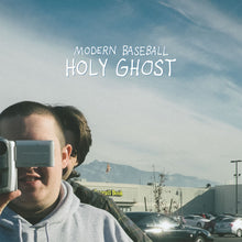 Load image into Gallery viewer, Modern Baseball - Holy Ghost (Black and Blue Swirl)