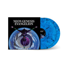Load image into Gallery viewer, Shiro Sagisu - Neon Genesis Evangelion (Original Series Soundtrack) (Blue & Black Marbled)