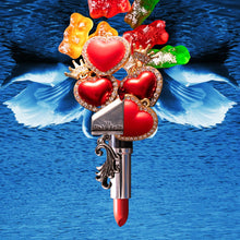 Load image into Gallery viewer, Sleigh Bells - Bunky Becky Birthday Boy (Clear With Blue & Pink Splatter vinyl)