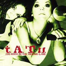 Load image into Gallery viewer, t.A.T.u. - 200 Km/H In The Wrong Lane (Green/Gold Nugget Split Splatter vinyl)