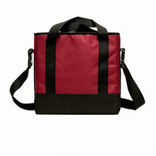 Load image into Gallery viewer, Selektor Messenger Bag x 30 LP 12" Burgundy and Black