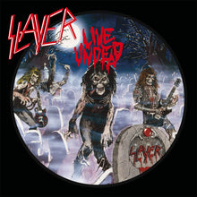 Load image into Gallery viewer, Slayer - Live Undead (Blue Black Splatter)