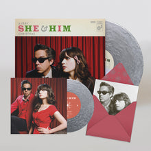 Load image into Gallery viewer, She & Him - A Very She & Him Christmas (Deluxe Edition, LP + 7", Metallic Silver)