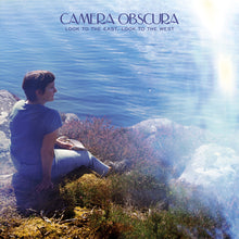 Load image into Gallery viewer, Camera Obscura - Look To The East, Look To The West (Baby Blue &amp; White Galaxy)
