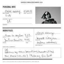 Load image into Gallery viewer, Claire Rousay - Sigh In My Ear / Your First Armadillo (7")
