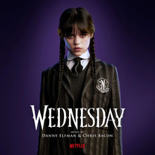 Load image into Gallery viewer, Danny Elfman &amp; Chris Bacon - Wednesday (2LP Purple Goth With Smoky Shadow)
