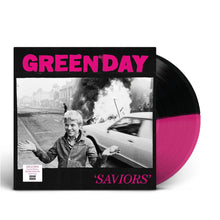 Load image into Gallery viewer, Green Day - Saviors (Half Black/ Half Hot Pink)
