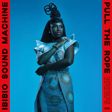 Load image into Gallery viewer, Ibibio Sound Machine - Pull The Rope (Red, Blue &amp; Black Swirl)
