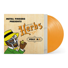 Load image into Gallery viewer, MF DOOM - Metal Fingers Presents: Special Herbs Vol. 1 &amp; 2 (2LP Mustard Yellow vinyl)
