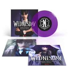Load image into Gallery viewer, Wednesday Addams / Danny Elfman – Paint It Black / Wednesday Main Titles (7" Purple Transparent)
