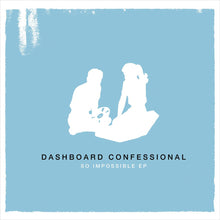 Load image into Gallery viewer, Dashboard Confessional - So Impossible EP (Mondo Exclusive. 10" Clear w Blue &amp; White Splatter)
