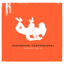 Load image into Gallery viewer, Dashboard Confessional - Summers Kiss EP (Mondo Exclusive. 10" Clear w Orange &amp; White Splatter)
